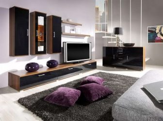 Modern walls in the living room (370+ Photos): Modern room style