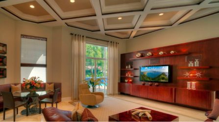 Paredes modernas na sala de estar (370+ Photos): Modern room style