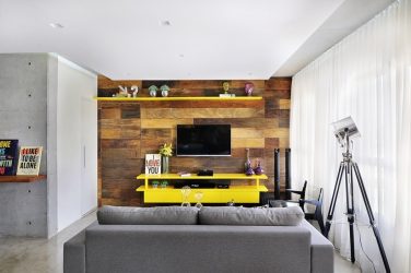 Modern walls in the living room (370+ Photos): Modern room style