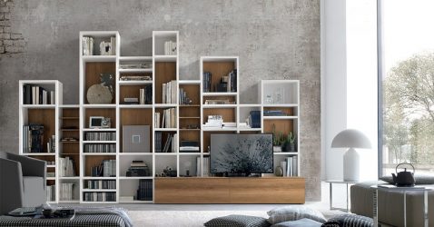 Ziduri moderne în camera de zi (370+ Fotografii): Stil modern în cameră