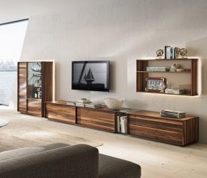 Moderne Wände im Wohnzimmer (über 370 Fotos): Moderner Raumstil
