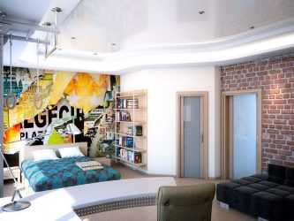 Gaya bilik untuk remaja (175+ Foto) - Reka bentuk tersuai, disesuaikan dengan semua keperluan