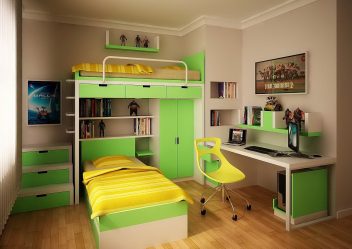 أنماط الغرف للشباب (175+ صور) - تصميمات مخصصة مصممة خصيصًا لجميع الاحتياجات