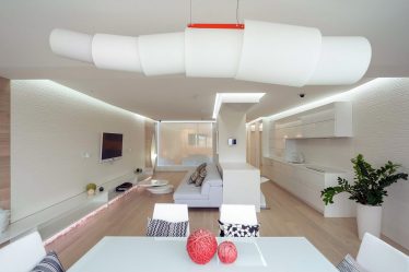 Hơn 230 hình ảnh Ý tưởng nội thất Căn hộ số 1 (một phòng) rộng 40 m2. Thiết kế đơn giản và hiện đại