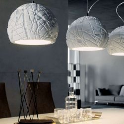 인테리어의 현대 램프 : 175+ (사진) 천장, 벽, 선반