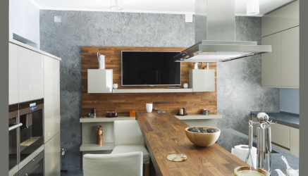 TV in de keuken - Praktisch, stijlvol, origineel (135+ foto's). Beste accommodatiemogelijkheden