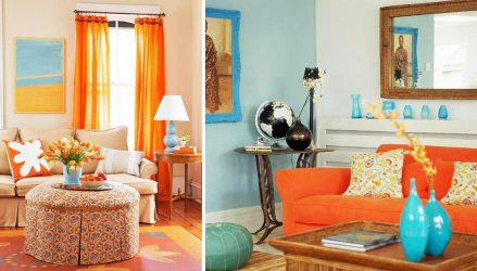 Terrakotta-Farbe im Innenraum - Von den Anfängen bis heute. 195+ (Fotos) Kompatibilität von hellen Farben
