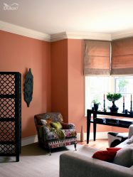 Terracotta Color in the Interior - Dari permulaan hingga hari ini. 195+ (Foto) Keserasian warna terang