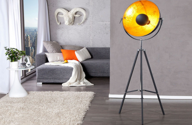 Lámpara de pie en la casa: ¿un elemento de decoración o una forma de crear estilo y confort? 200+ (fotos) opciones de piso para sala, dormitorio y cocina