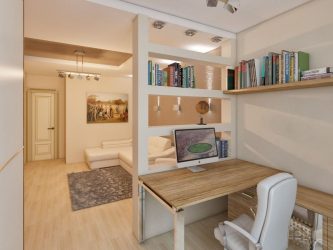 230+ Foto Interior Ideas 1a (monolocale) Appartamenti di 40 mq. Design moderno semplice ed elegante