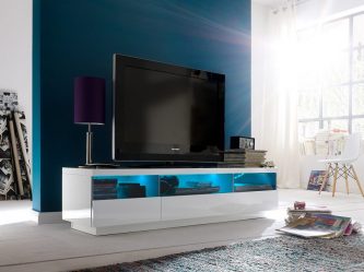 Bedside tables in modern style: 200+ (Photo) Original ideas for TV (corner, white, glass)