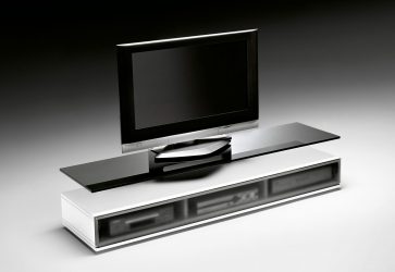 Mesas de cabeceira em estilo moderno: 200 + (Foto) Idéias originais para TV (canto, branco, vidro)
