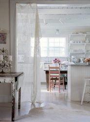 How beautiful to hang tulle in the kitchen? Short or Long? 145+ Photos of new products in the field of interior textiles