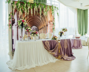 Декорация за сватбената зала (175+ снимки): Детайли, които трябва да бъдат разгледани на първо място