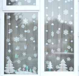 ¿Cómo hacer decoraciones en las ventanas de papel con sus propias manos? (150+ fotos). Nos reunimos muy bien el nuevo año 2018 de los perros