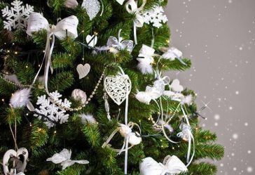 세련되고 아름답게 새 2018을위한 크리스마스 트리를 장식하는 방법? 어떤 종류의 장난감을 사야 하는가? (175 개 이상의 사진)