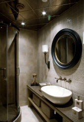 Μοντέρνο σχεδιασμό μπάνιου χωρίς τουαλέτα (+100 φωτογραφίες) - Ομορφιά σε συνδυασμό με άνεση