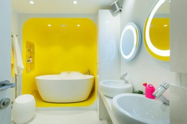 Modă design baie fără toaletă (+100 Fotografii) - Frumusețe combinate cu confort