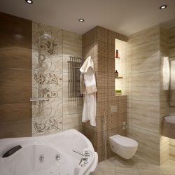 Design del bagno alla moda senza servizi igienici (+100 foto) - Bellezza unita al comfort