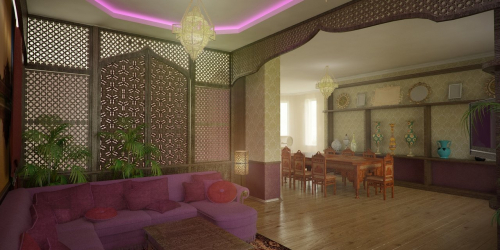 Design in stile orientale: grazia e gioia negli interni. 215+ (foto) design sofisticato (in cucina, soggiorno, camera da letto)