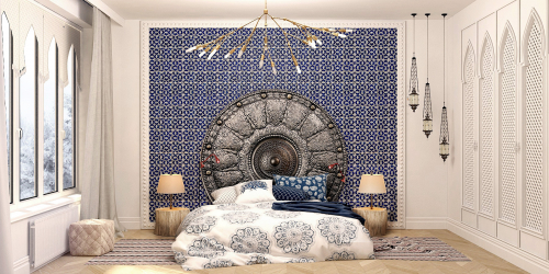 동양 스타일의 디자인 : 은혜와 인테리어의 즐거움. 215+ (사진) 세련된 디자인 (부엌, 거실, 침실)