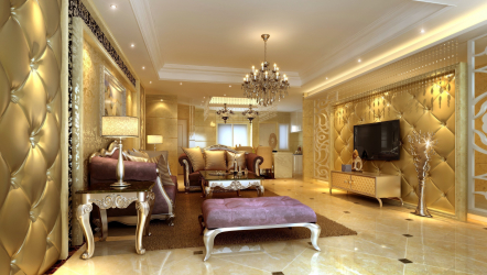इंटीरियर में गोल्डन रंग - लक्जरी और लक्जरी के बीच सुरुचिपूर्ण डिजाइन (205+ रसोई, बेडरूम, लिविंग रूम की तस्वीर)
